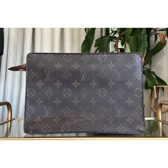 AUTHENTIC LOUIS VUITTON MONOGRAM POCHETTE HOMME CLUTCH - Picture 3 of 7